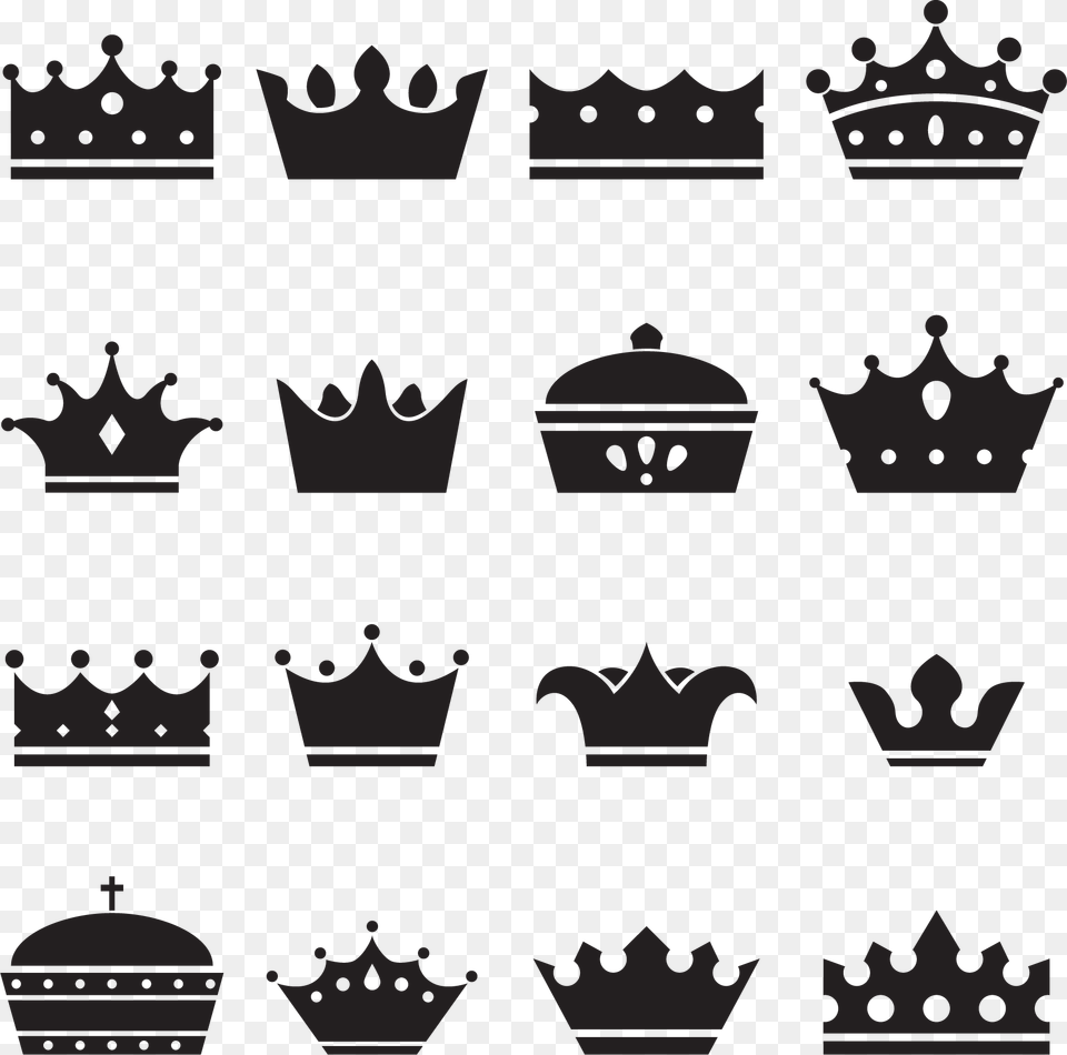 Birthday Queen Crown Silhouette, Accessories, Jewelry Png