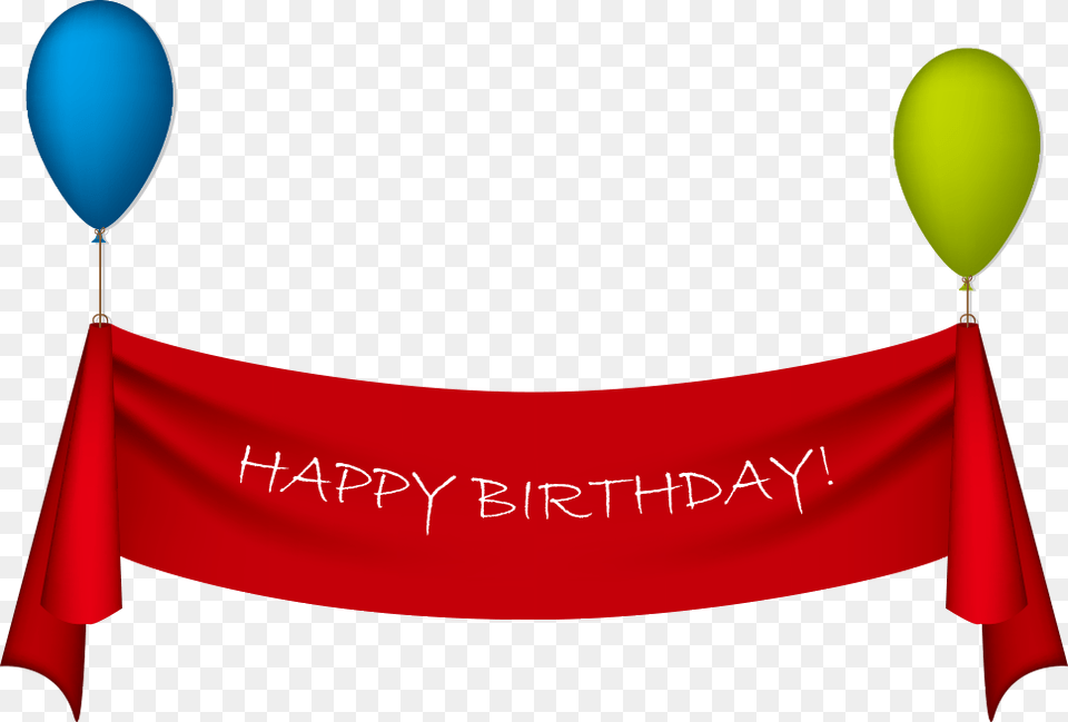 Birthday Ribbon Greeting Card Clip Art, Balloon, Banner, Text Free Png Download