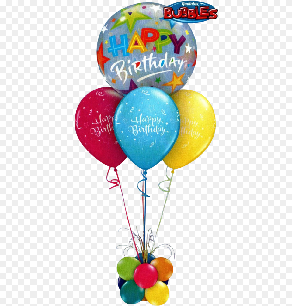 Birthday Stars Bubble Layer With Base Birthday Stars, Balloon Png Image