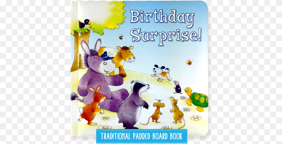 Birthday Surprise Padded Board Children39s Book Little Cartoon, Animal, Bird Png
