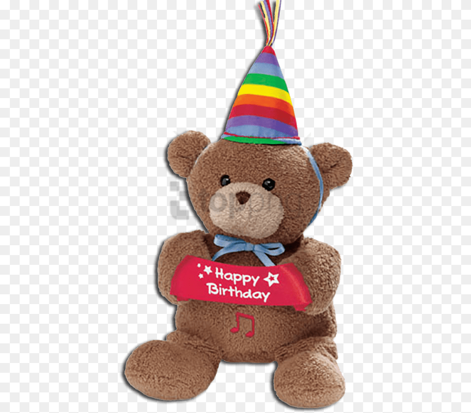 Birthday Teddy Bear, Clothing, Hat, Teddy Bear, Toy Free Transparent Png