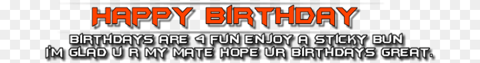 Birthday Text Orange Free Png Download