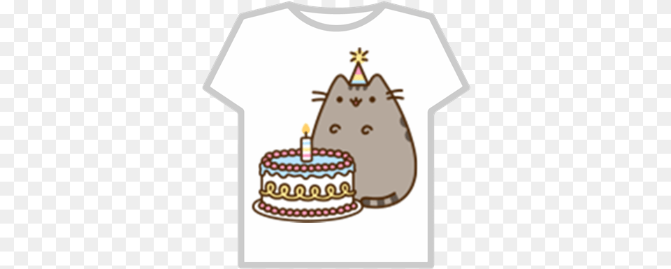 Birthday Transparent Background Roblox Pusheen Cat Birthday Party, Birthday Cake, Cake, Cream, Dessert Png