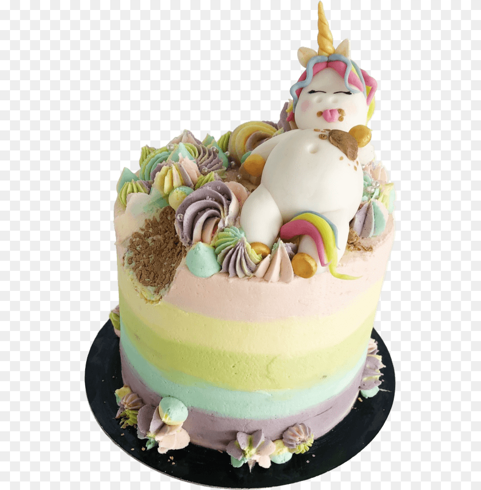 Birthday Unicorn Cake, Birthday Cake, Cream, Dessert, Food Free Png