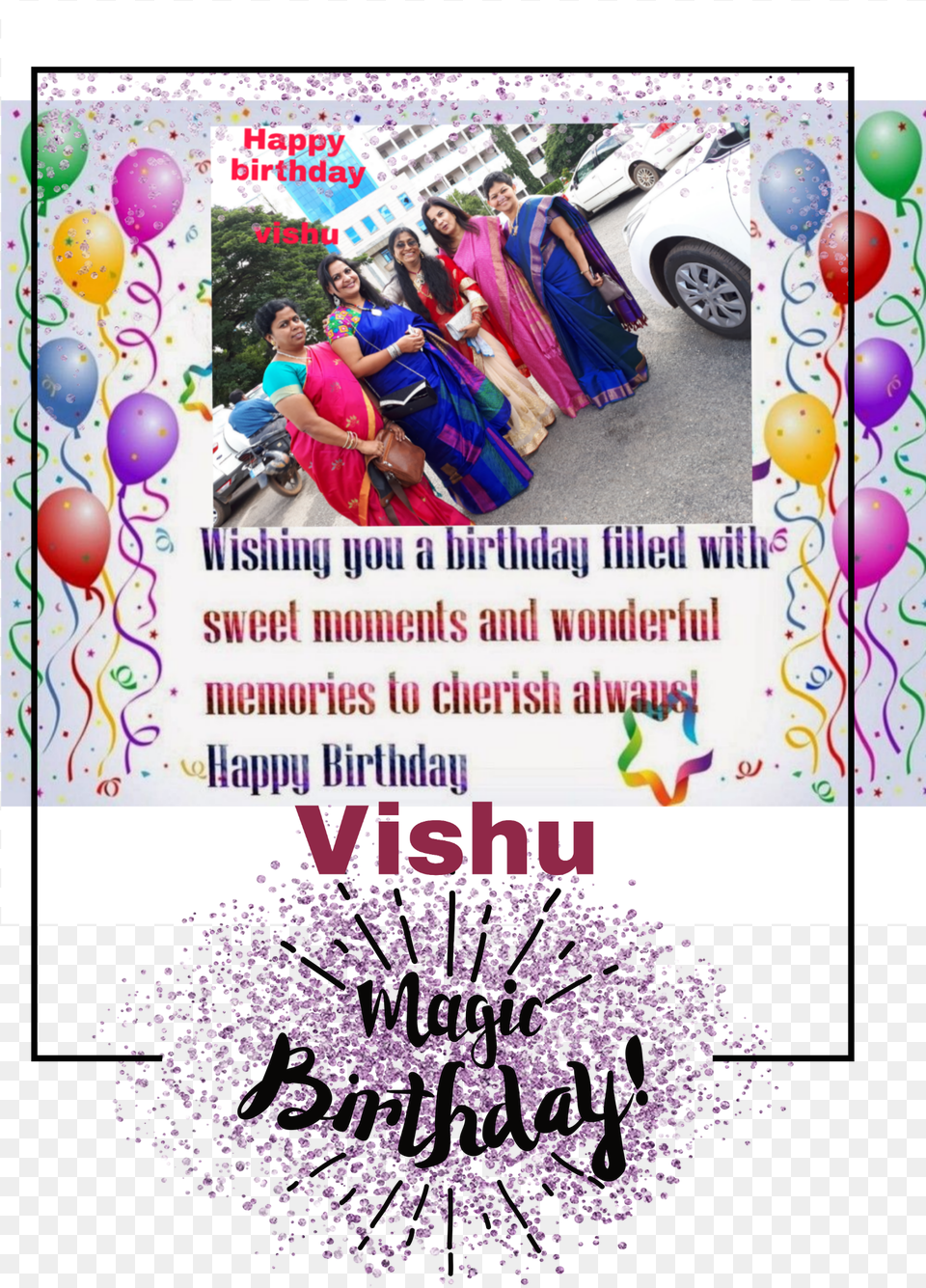 Birthday Wish Description, Adult, Purple, Poster, Person Free Transparent Png