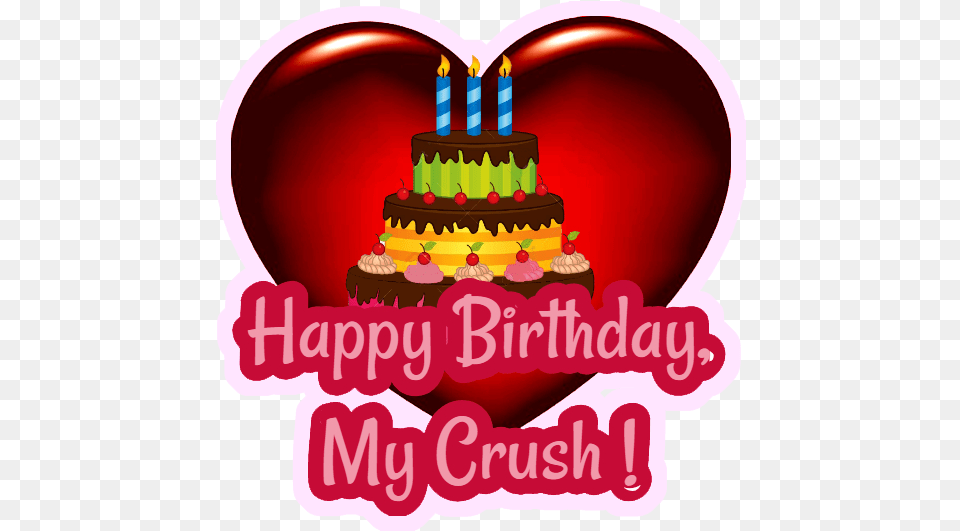 Birthday Wishes For Crush Greeting Cards Message 18 Cake Decorating Supply, Birthday Cake, Cream, Dessert, Food Free Transparent Png