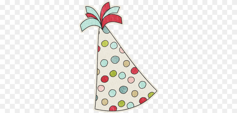 Birthday Wishes Polka Dot Party Hat Sticker Graphic By Party Hat Sticker, Clothing, Party Hat, Dynamite, Weapon Free Png Download