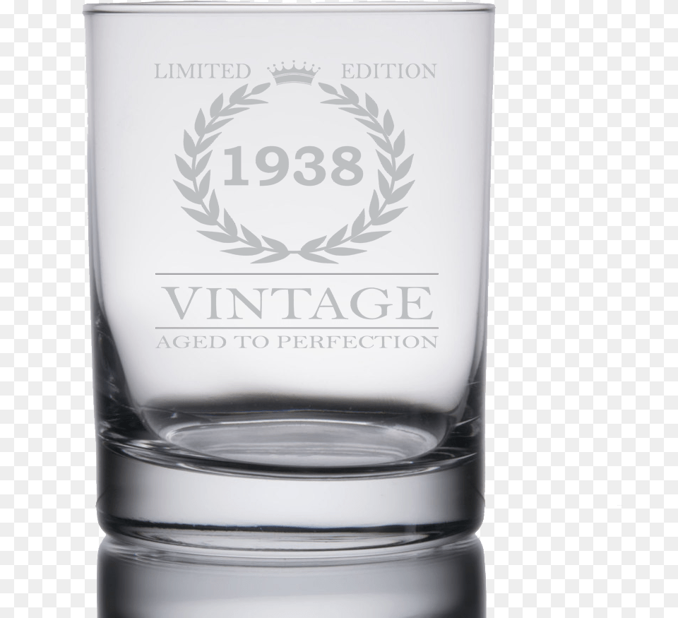 Birthday Year Engraving Heavy Base Birthday Whiskey Glasses, Alcohol, Beverage, Glass, Liquor Png Image