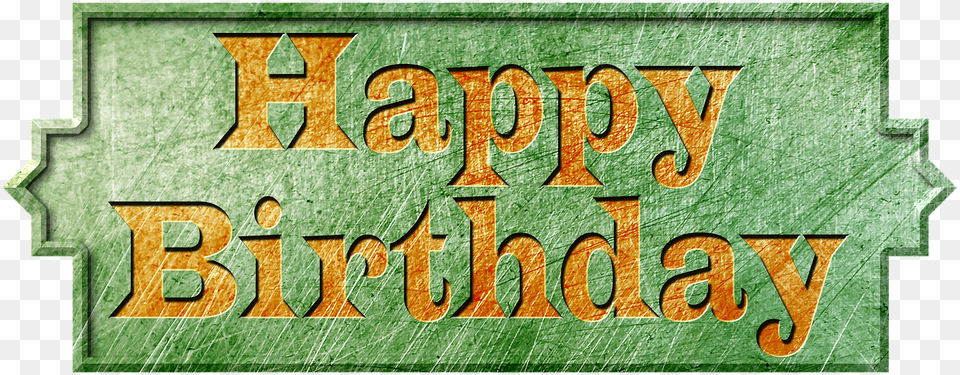 Birthdaysteampunkmetal Signisolated Happy Birthday Green, Paper, Text Png