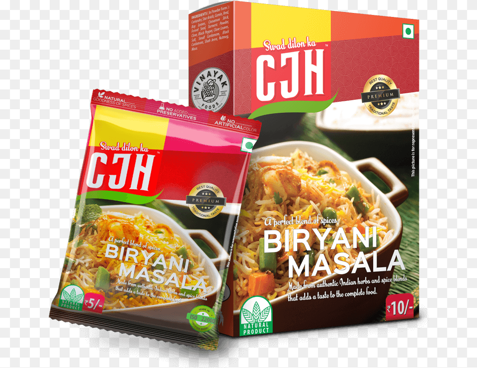 Biryani Masala Cjh Vinayak Foods Group Best Indian Indian Cuisine, Food, Noodle, Pasta, Vermicelli Free Png Download