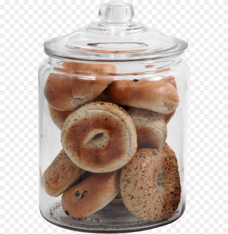 Biscotti Jar Bonavita Biscotti Jar 2 Gallon Glass, Bread, Food, Bagel, Fungus Free Png