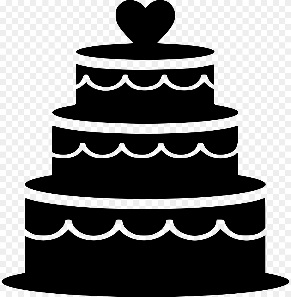 Biscuit Cake Food Pastry Sweetness Heart Wedding Cake Silhouette, Dessert, Stencil, Person, Wedding Cake Png
