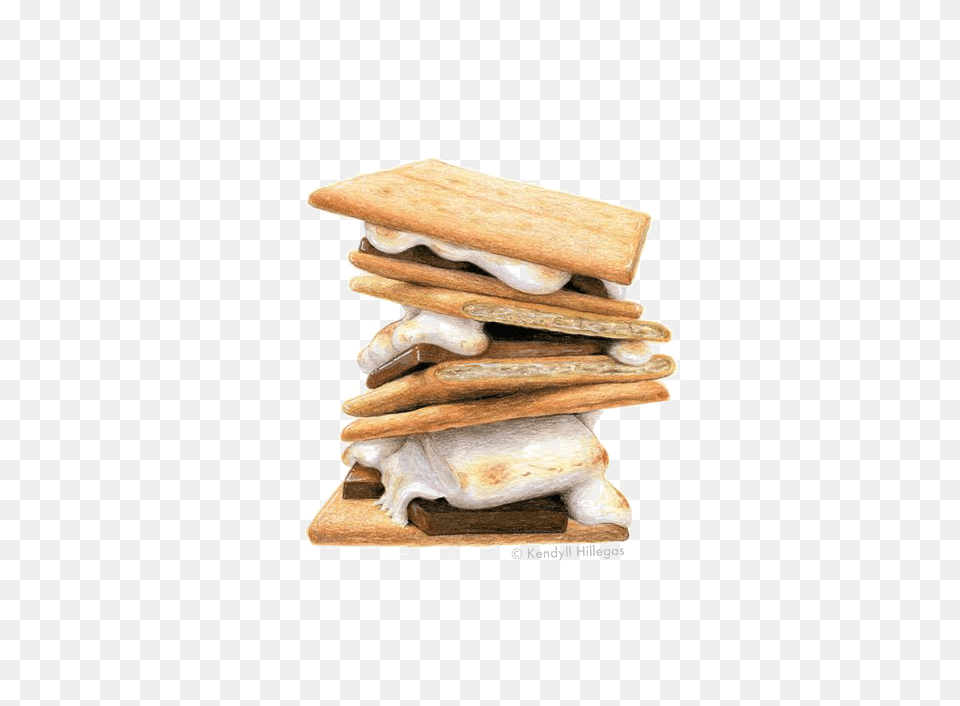 Biscuit Drawing Breakfast Sandwich Painting Watercolor Cookies, Bread, Food, Wood Free Transparent Png