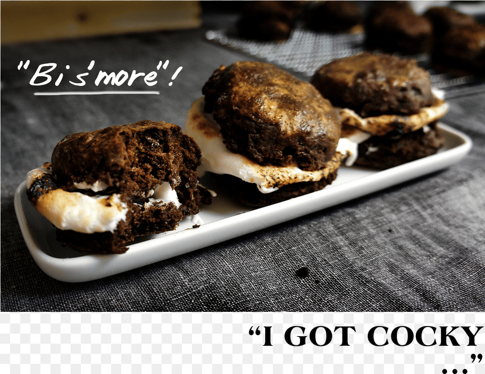 Biscuit Smore Features Header Sandwich Cookies, Sweets, Food, Brownie, Chocolate Png Image