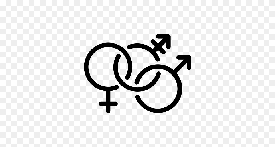 Bisexual Equality Female Gender Male Sexual Orientation, Gray Free Png Download
