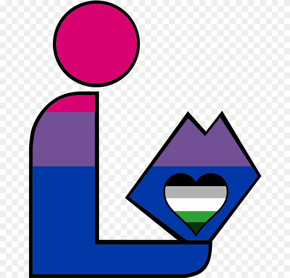 Bisexual Grayaromantic Pride Library Logo 1 Pride Library, Text, Symbol Free Png