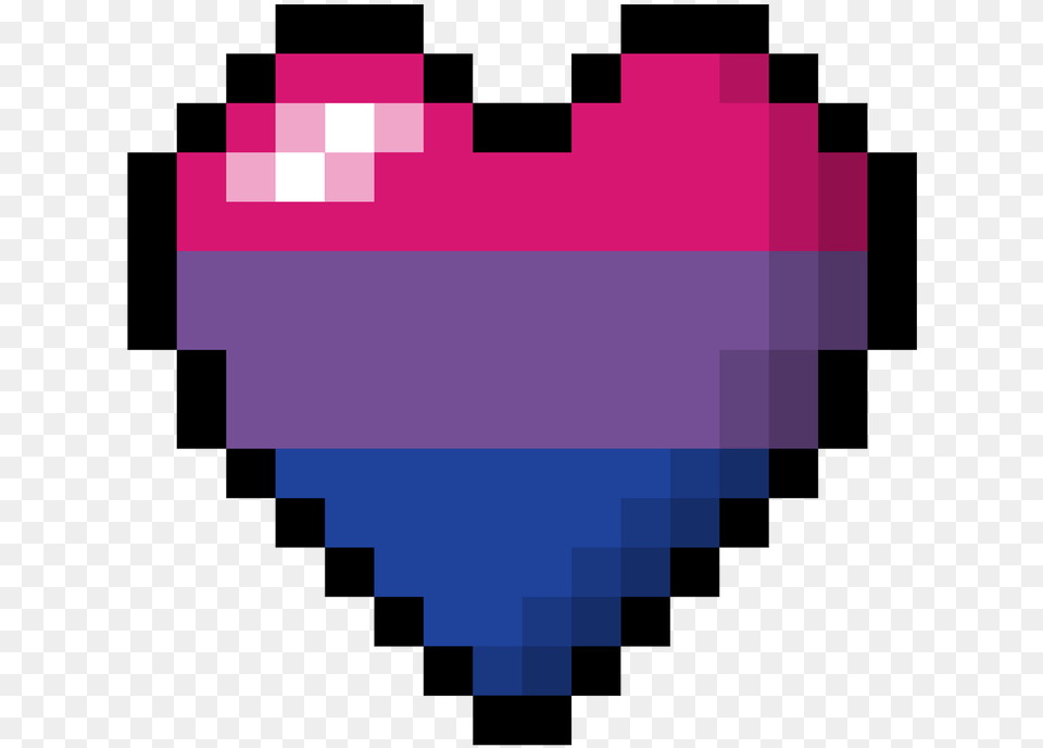 Bisexual Pixel Heart Gifts U0026 Gear Pride How Do You Rock Your Purple, First Aid Free Transparent Png