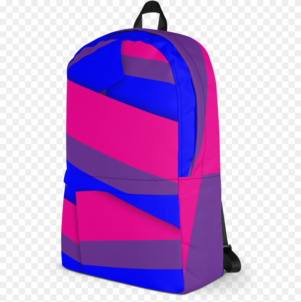 Bisexual Pride Flag Backpack Download Backpack, Bag, Accessories, Handbag Png