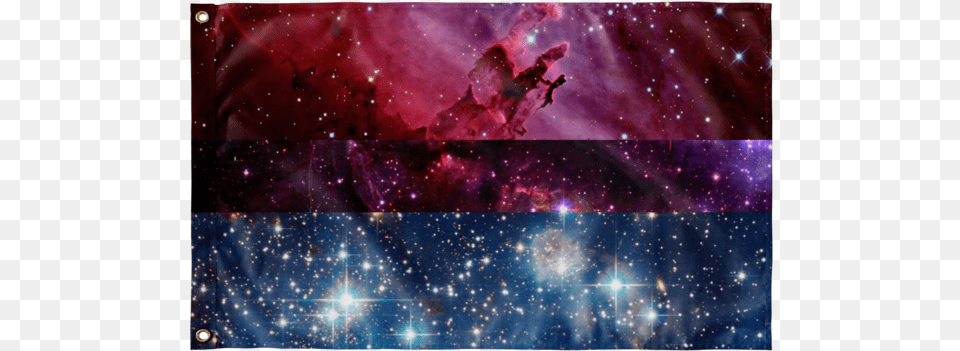Bisexual Pride Flag Nothingontv 90s Vintage Candies Black Suede Leather, Astronomy, Nebula, Outer Space, Nature Free Png