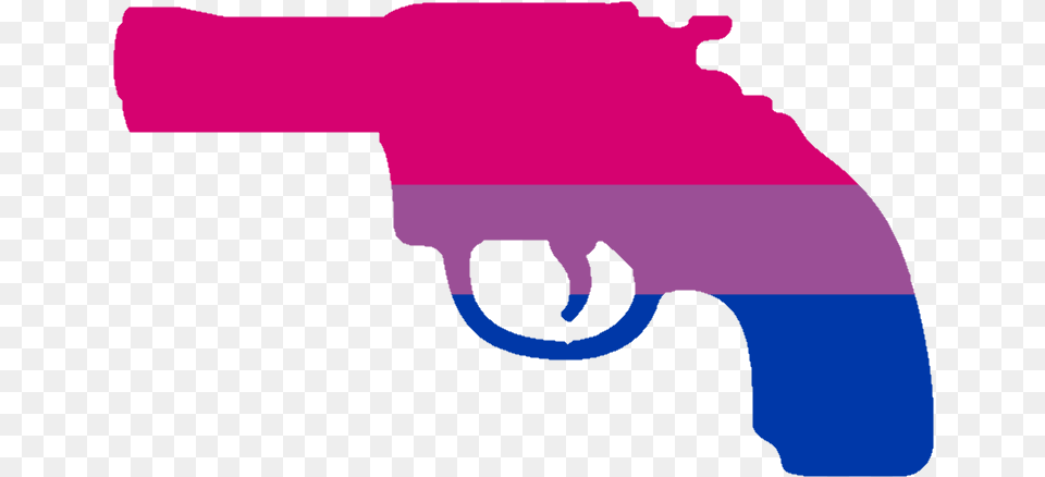 Bisexualgun Discord Emoji Bisexual Gun, Firearm, Handgun, Weapon Png Image