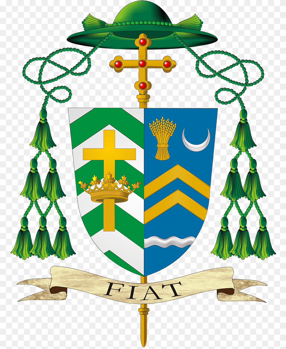 Bishop Franciscan Coat Of Arms, Armor, Animal, Fish, Sea Life Free Png