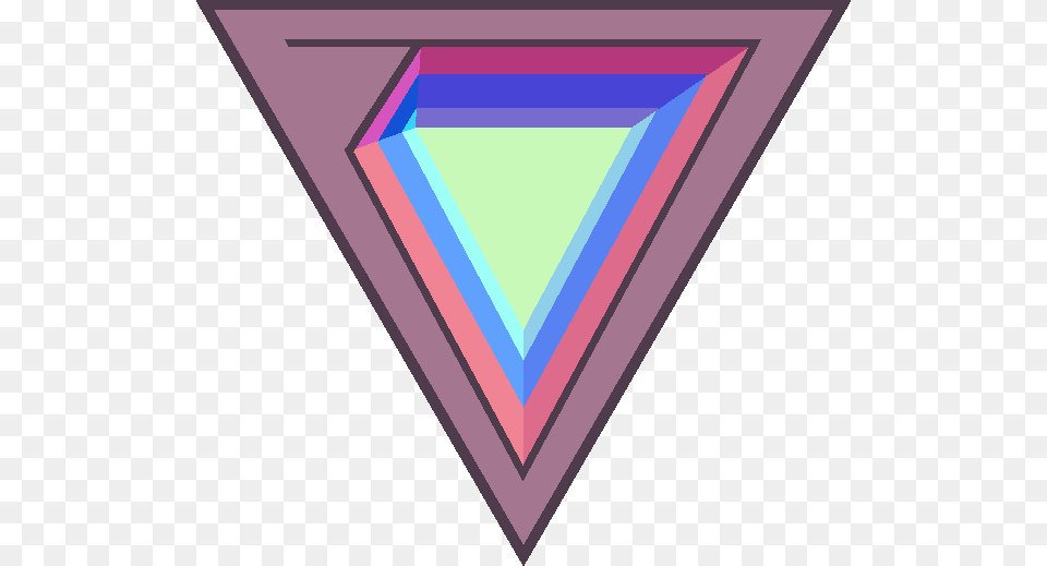 Bismuth Gemstone Steven Universe Bismuth Gemstone, Triangle Free Transparent Png