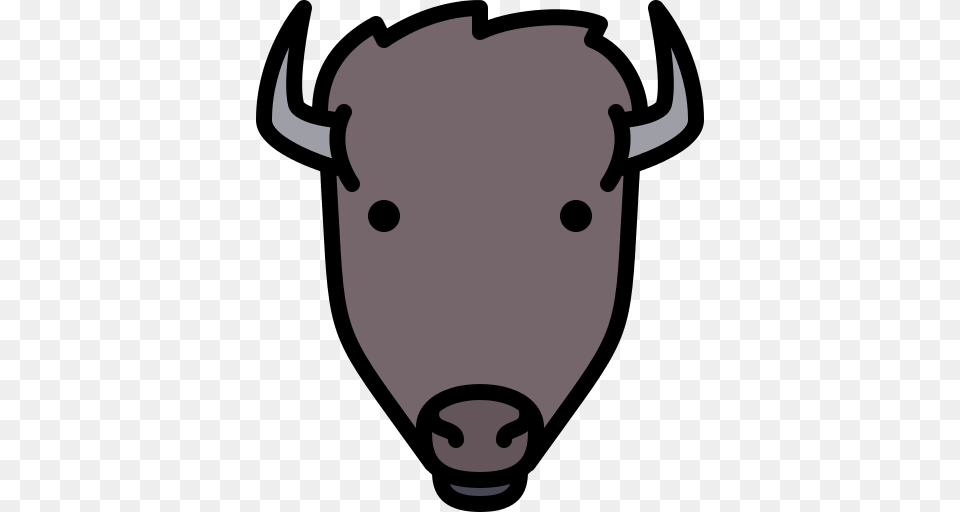Bison, Stencil, Animal, Buffalo, Bull Png Image