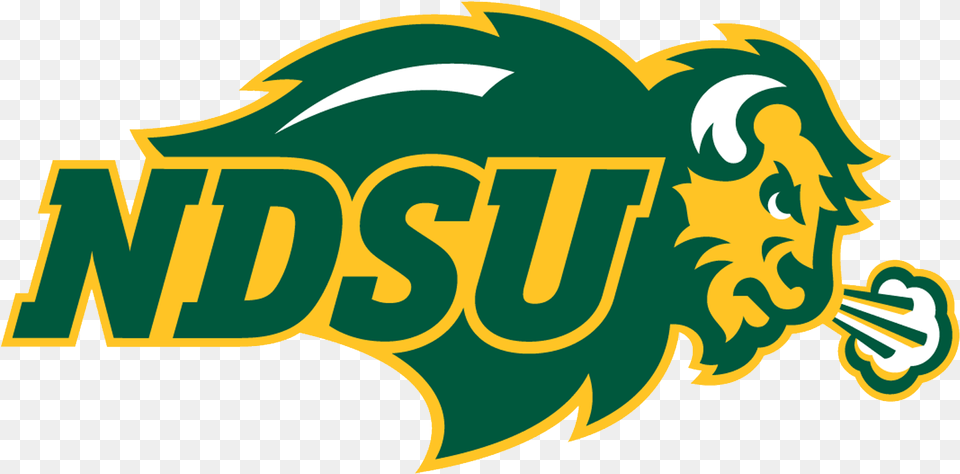 Bison Basketball Team One Win Away From North Dakota State Logo, Green Png