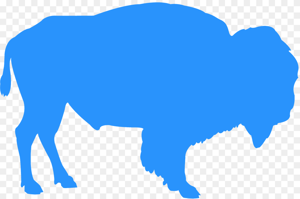 Bison Silhouette, Animal, Mammal, Wildlife, Buffalo Png