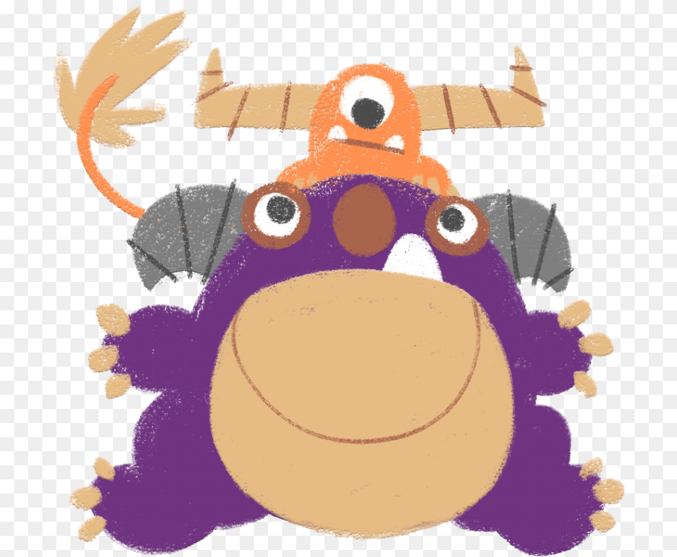 Bisonorus Cave Painting My Singing Monsters Dawn Of Fire Bisonorus, Plush, Toy Free Png