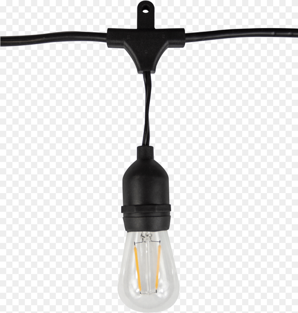 Bistro String Lights Line Voltage S14 Filament Lamps, Light, Lightbulb Png