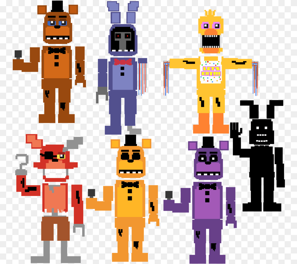 Bit Fnaf, Robot Png