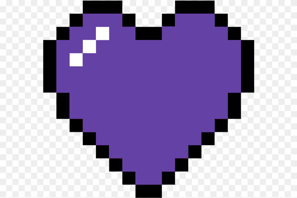 Bit Heart, Purple, Lighting Free Transparent Png