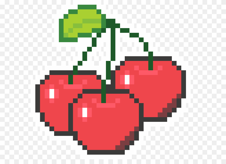 Bit In Bit Cherry, Food, Fruit, Plant, Produce Free Png