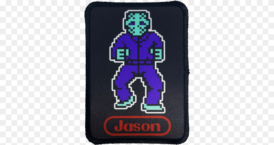 Bit Jason Iron On Patch 8 Bit, Qr Code Png