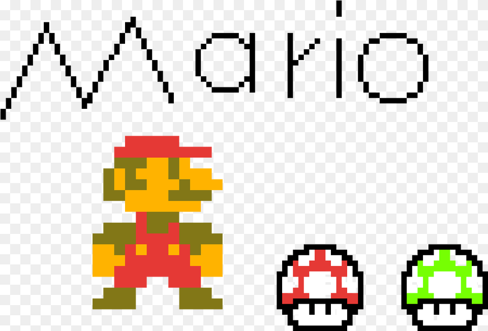 Bit Mario Amp 1up Amp Mushroom Games Graphics Now And Then, Game Png