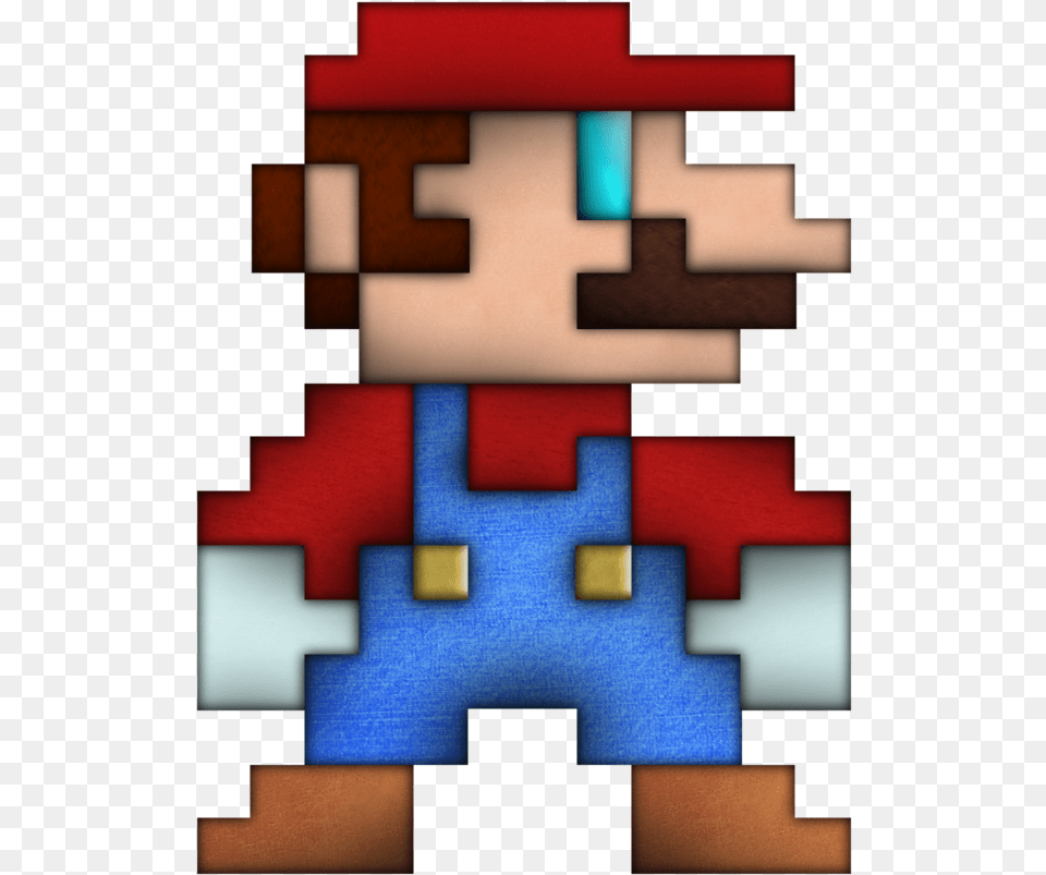 Bit Mario Mario Pixel, Art, Modern Art, Pattern Png Image