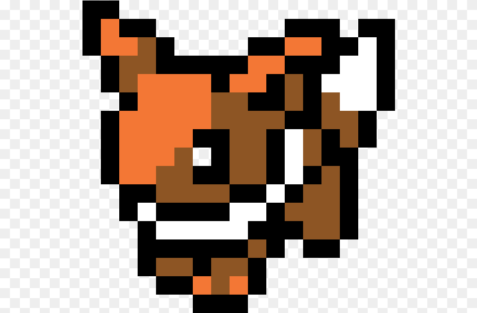 Bit Pokemon Eevee Pokemon Pixel Art Eevee, Pattern Free Png