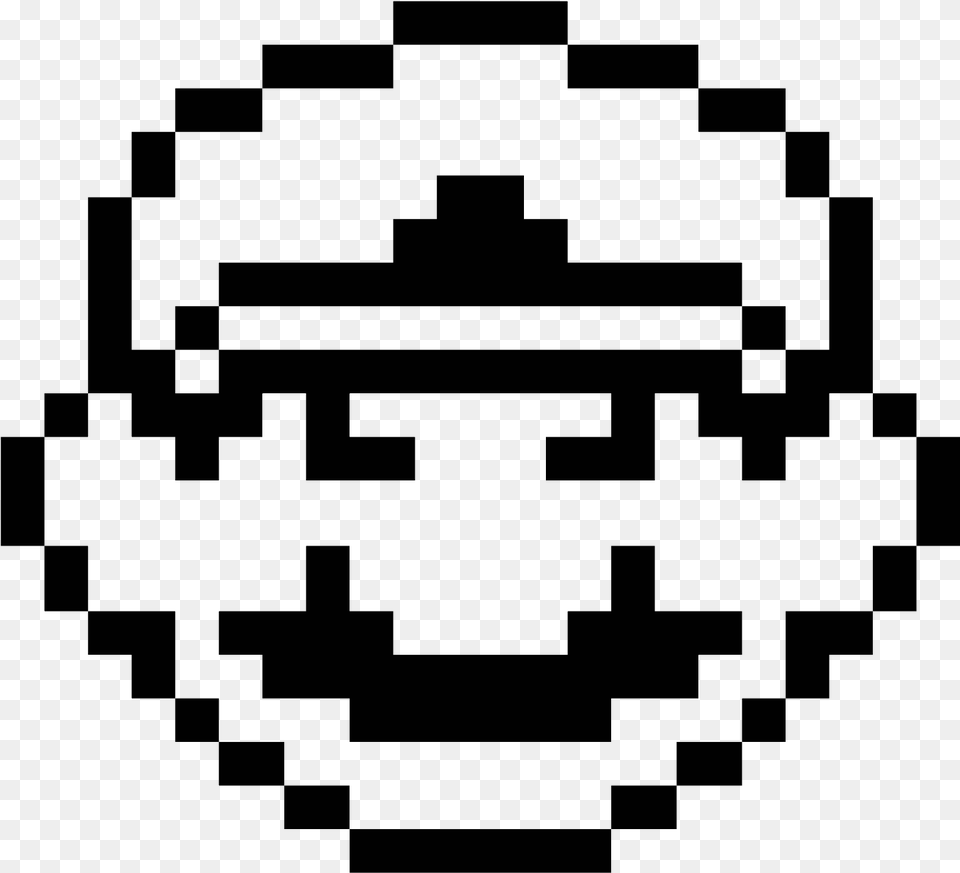 Bit Vector Spreadsheet Pixel Art Emoji, Gray Png