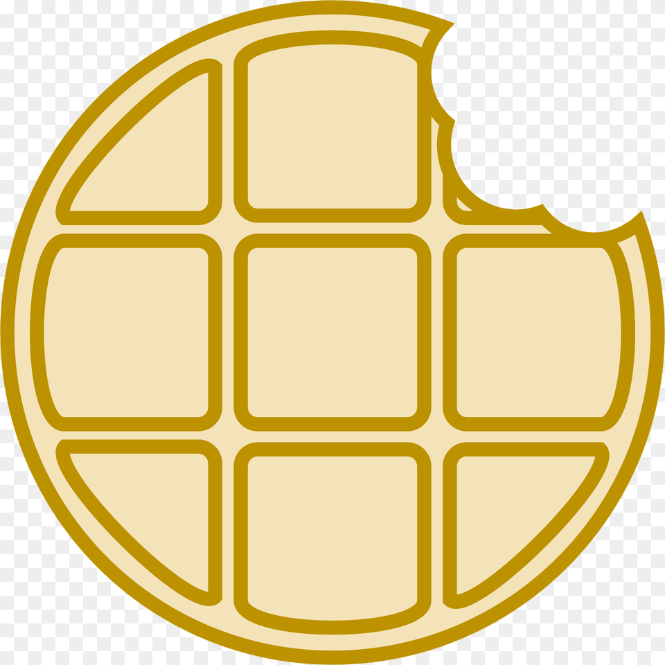 Bit Waffle Icon Illustration, Gold, Ammunition, Grenade, Logo Png