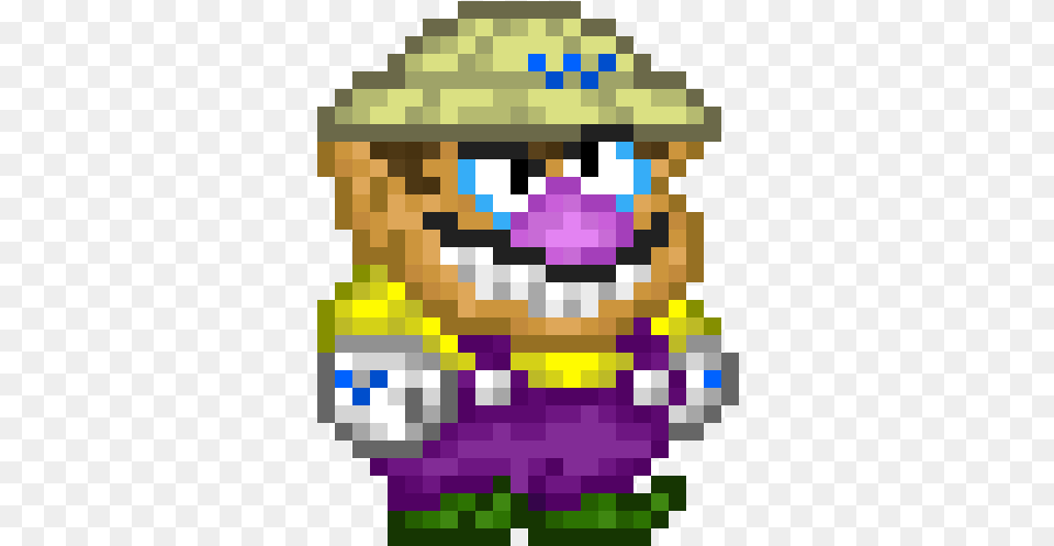 Bit Wario Retexture Bit, Art, Graphics, Purple, Chess Free Png Download