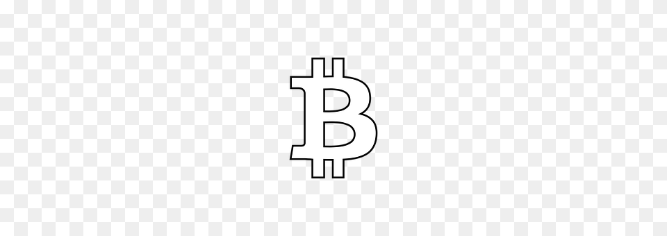 Bitcoin Cross, Symbol, Stencil, Text Free Transparent Png