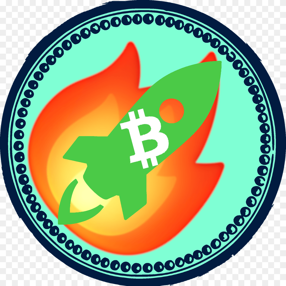 Bitcoin, Logo, Plate, Leaf, Plant Free Png Download