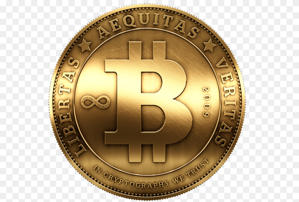 Bitcoin 3d Square Sticker Bitcoins Logo, Gold, Coin, Money, Wristwatch Free Transparent Png