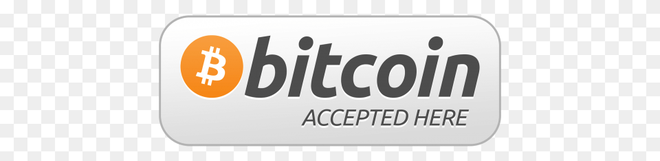 Bitcoin Accepted Here Button, License Plate, Transportation, Vehicle, Logo Free Transparent Png