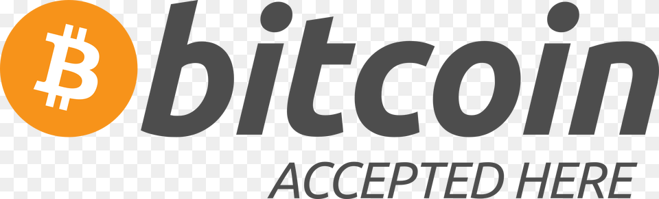 Bitcoin Accepted Here Sign, Logo Png Image