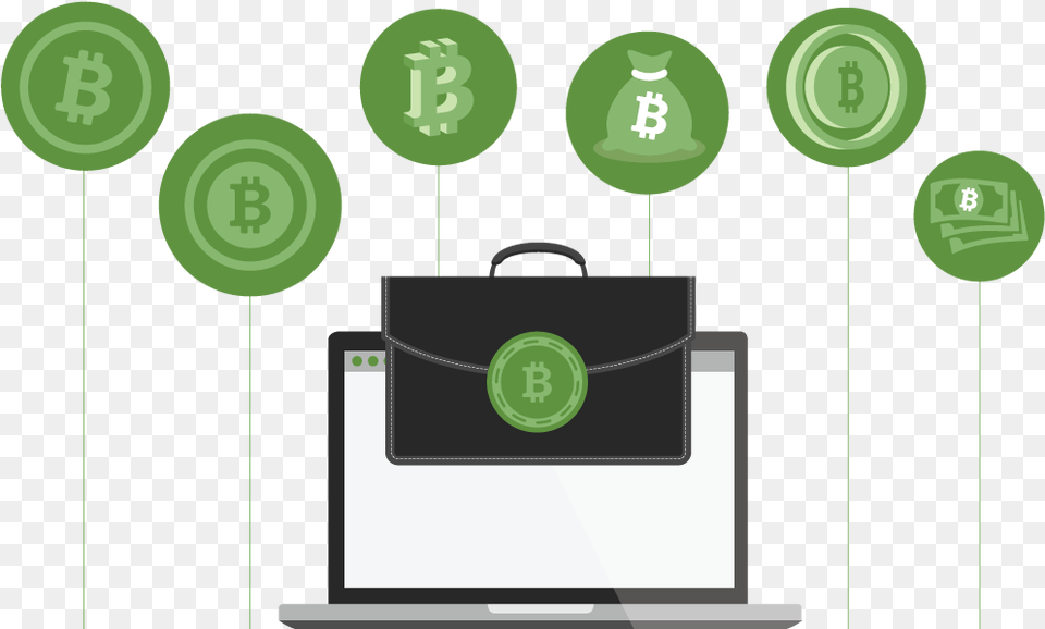Bitcoin And The Rise Of Cryptocurrency Cryptocurrency Business, Green, Bag, Text, Business Card Free Transparent Png