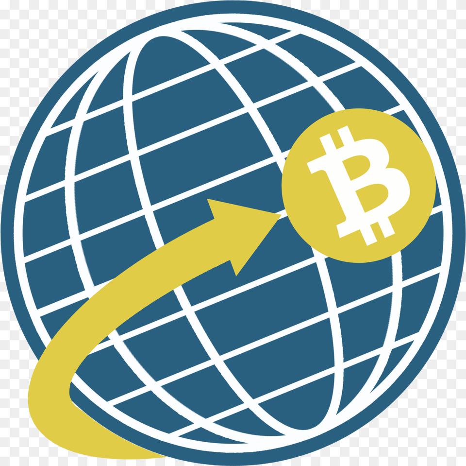 Bitcoin Around The World, Sphere, Astronomy, Outer Space, Planet Free Transparent Png
