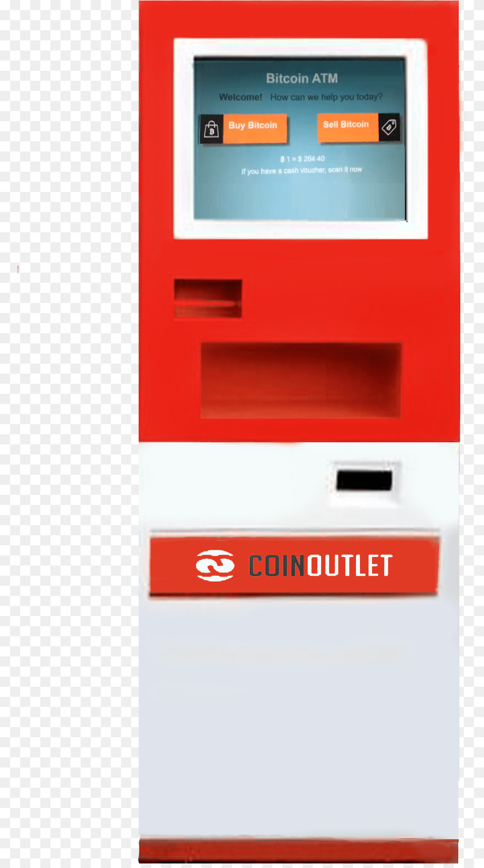 Bitcoin Atm Manufacturer Coinoutlet Automated Teller Machine, Kiosk, Mailbox Free Png Download