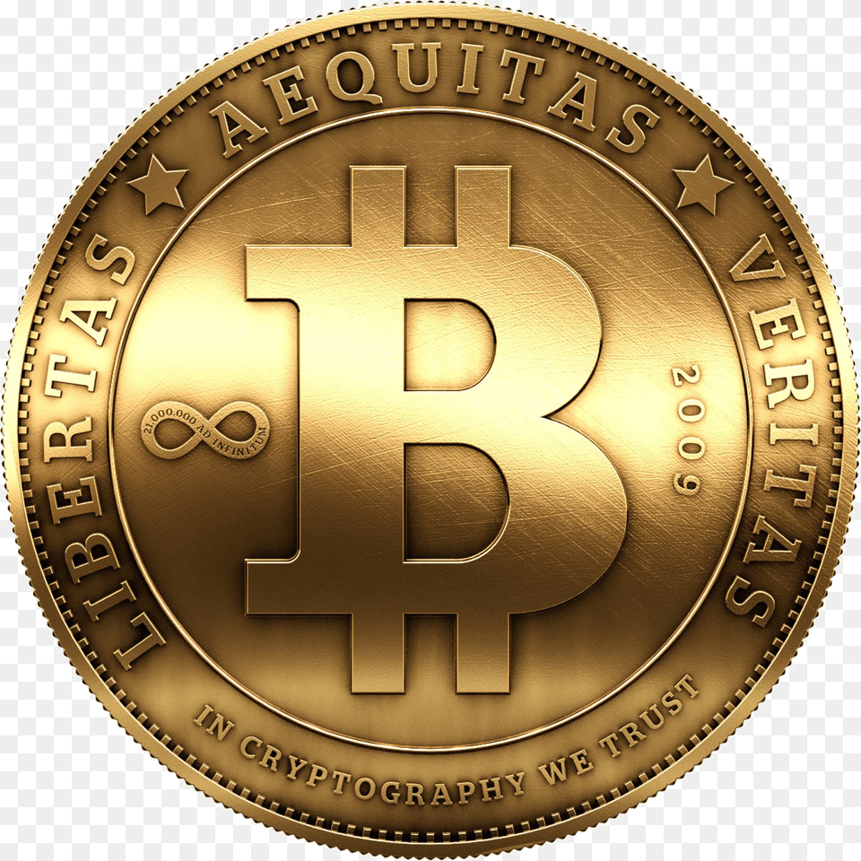 Bitcoin Bitcoin Transparent Background, Gold, Coin, Money Free Png